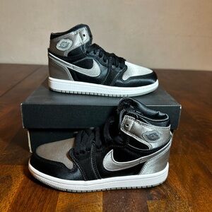 Air Jordan 1 Retro High OG PS Satin Shadow Size 12c Brand New